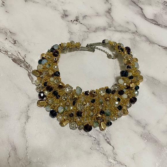 🛍 3/$45 Aldo Beaded Statement Piece Necklace - Picture 3 of 6